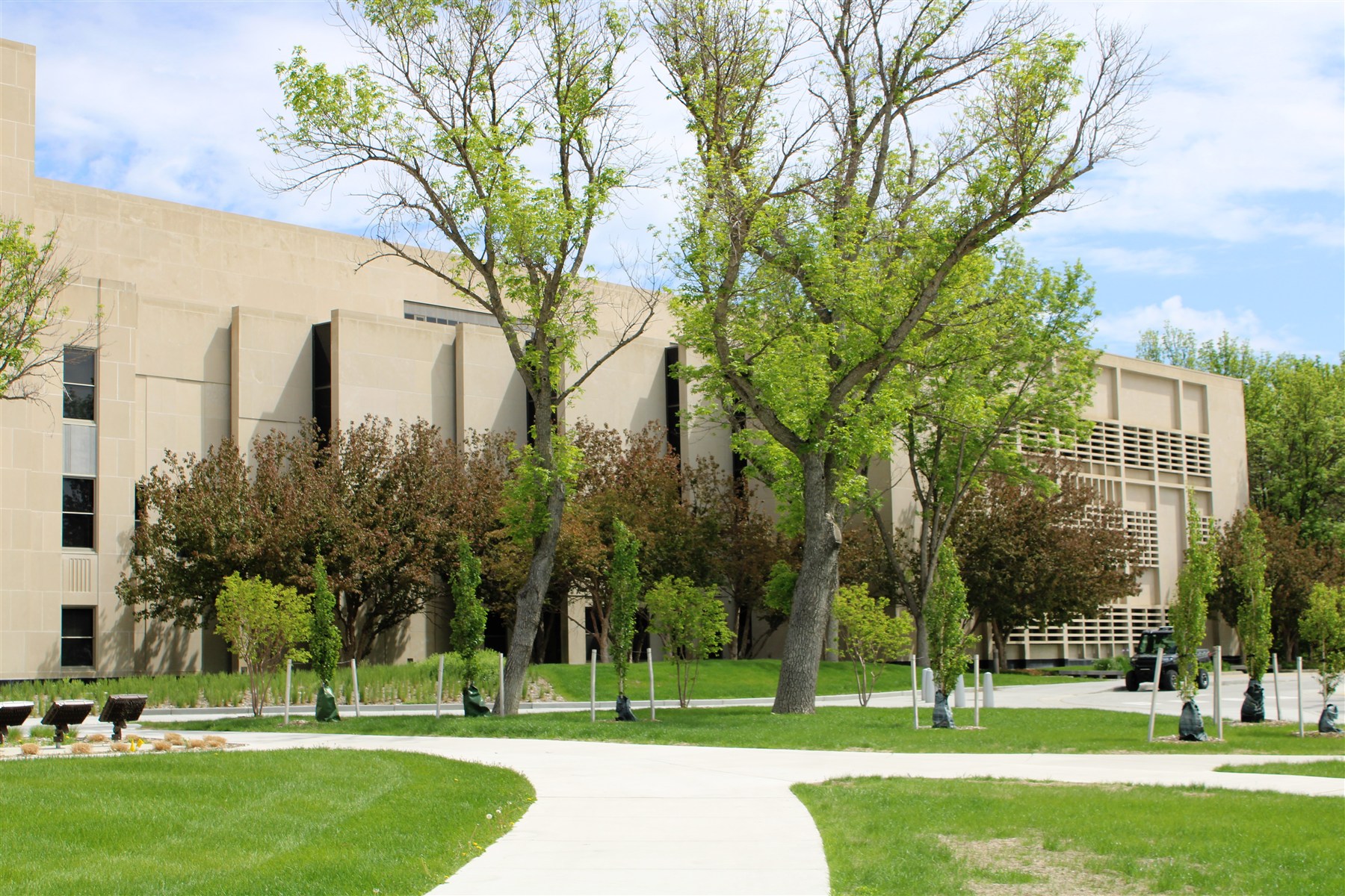 The Judicial Wing of the North Dakota State Capitol in Bismarck, photographed in June 2022